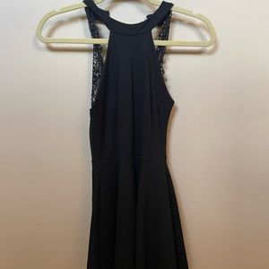Black skater dress